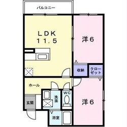 ヴォール中島の物件間取画像